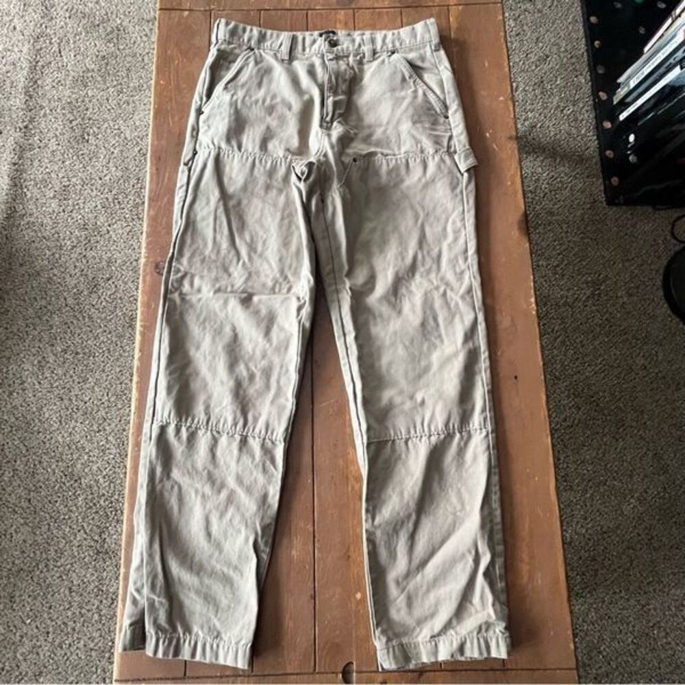 GAP Men's Carpenter Pants 30x30 Khaki Beige Relaxed Fit Workwear